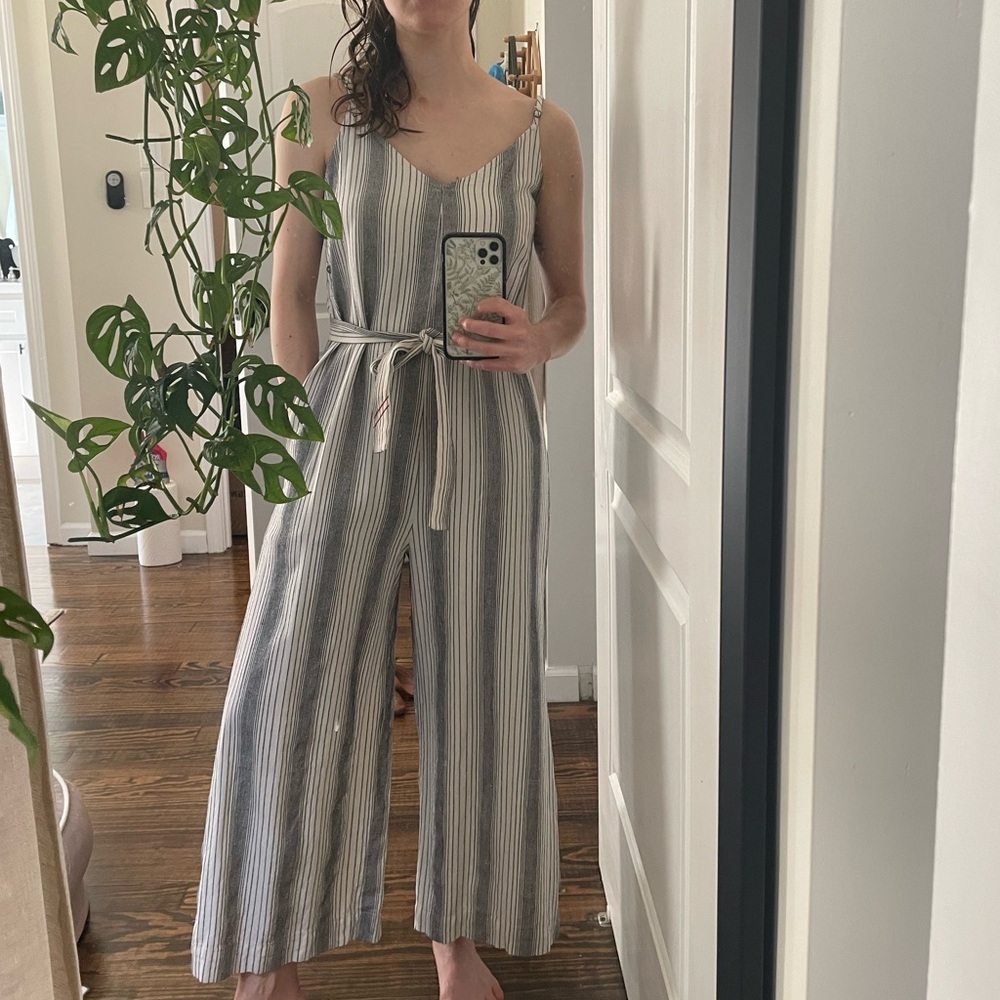 Matter Prints stripe jumpsuit size P equivalent to XS/S EUC